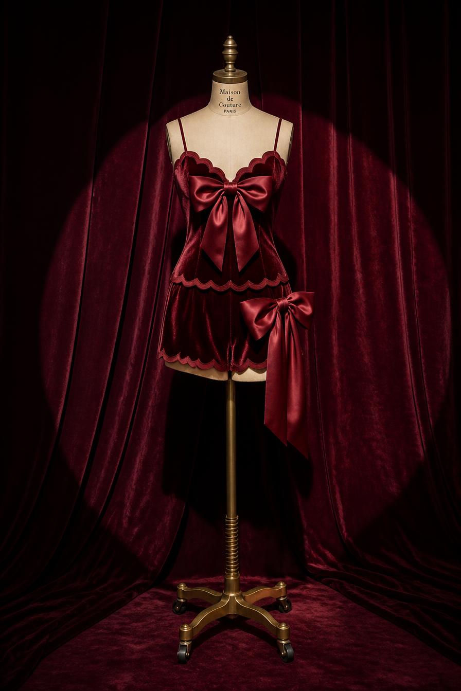 Velvet Bow Statement Set